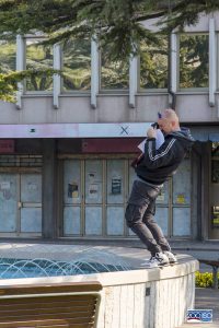 Socio del circolo fotografico 200ISO che fotografa a Jesolo
