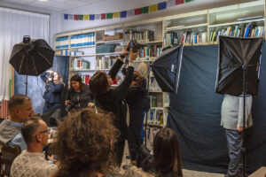 Allestimento set fotografico, circolo fotografico 200iso