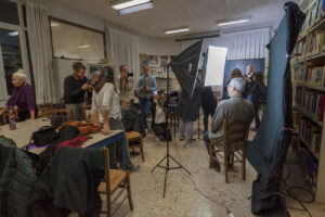 allestimento set fotografico, circolo fotografico 200Iso